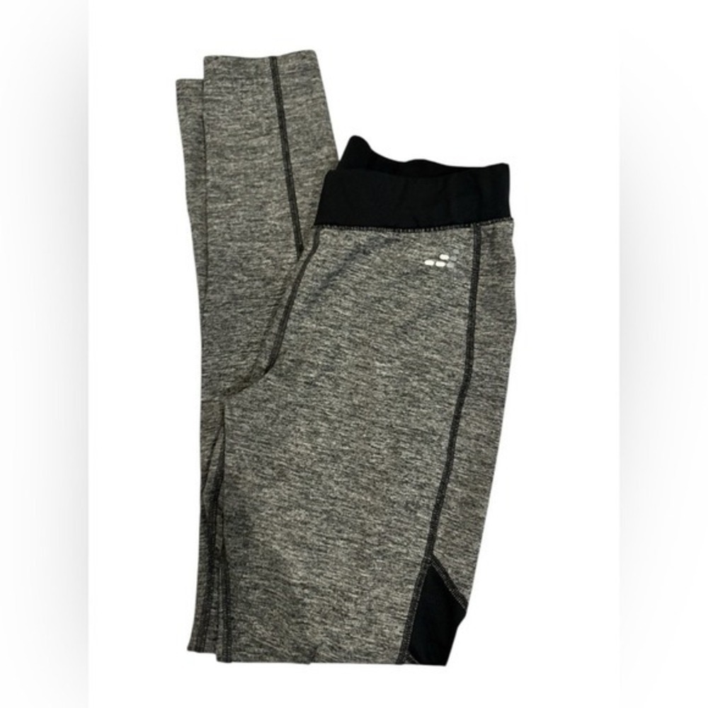 BCG Heather Gray and Black Leggings